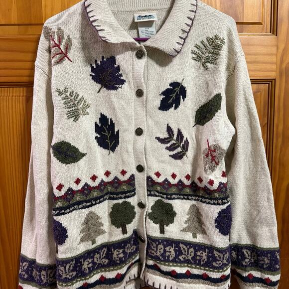 Natural Reflections Jackets & Blazers - Vintage Northern Reflections Grandma Core Sweater Size M
